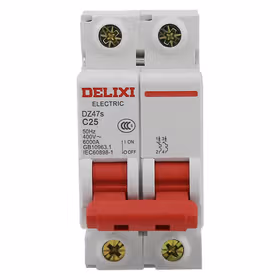德力西电气 微型断路器；DZ47s C型 2P 25A