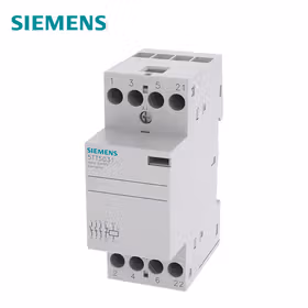 西门子 INSTA接触器带3个常开触点和1NC25A,24VAC/DC控制电压；5TT5 25A 3NO+1NC 24AC/DC