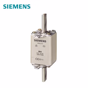 西门子 NH熔断片,NH2,输入：100A,gG,UnAC：500V,UnDC：440V,前端标示警报器,导电握耳；3NA3 2 100A 500V AC/440V DC gL/gG