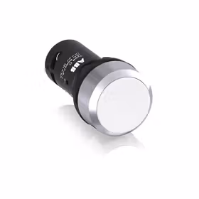 ABB CP1平头复位型按钮,白色；CP1-30W-10