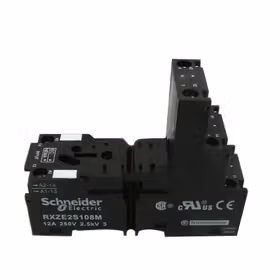 施耐德电气 中间继电器附件,分离式底座 2CO 压线框；RXZE2S108M