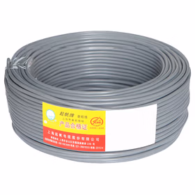 起帆 RVV非屏蔽多芯电缆；RVV-300/300V-3X0.5 灰色；