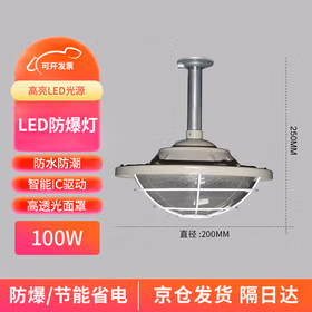 莞安 LED防爆灯防水防潮防爆工厂仓库隔爆灯照明灯 100W