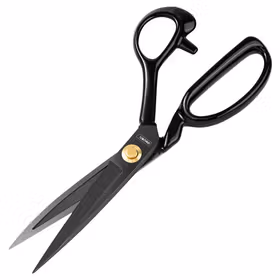 得力 裁缝剪 黑色 9寸；DL358029