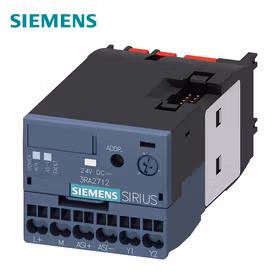 西门子 用于AS-i的基础模块,星三角启动弹簧型端子连接,放置在接触器3RT2上通信能力接触器必要；3RA27122CB00