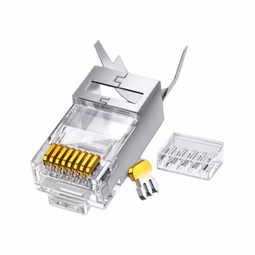 山泽 LK6A10 超六类水晶头 10个装