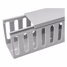 稳不落/WBO 灰色环保封口线槽50*45mm 100米/箱,2米/根