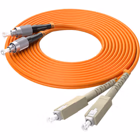 山泽(SAMZHE) 光纤跳线 SC-FC OM3多模双芯；G3-SCFC05 5米