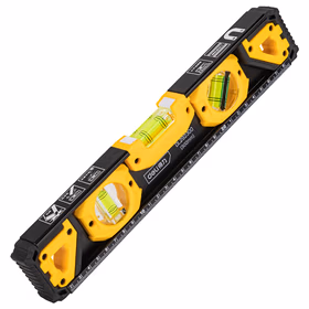 得力 水平尺 工字实心铝   300mm；DL292300