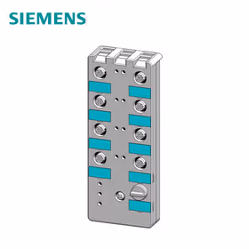 西门子 AS-i紧凑型模块K60数字A/B从站,8DI,IP678个输入端,8个M12接口,Y-II分配安装板3RK1901-0CA00须单独订货；3RK22000DQ000AA3