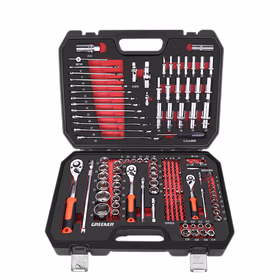 绿林（GREENER）汽修工具套装192件棘轮套筒扳手修车维修箱多功能组合小中大飞