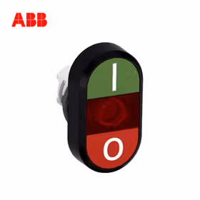ABB 双头按钮操作头部,绿-红-红色；MPD2-11R