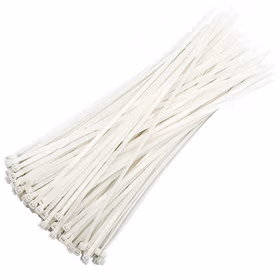 保拉(Paola) 白色尼龙扎带4.8&times;300mm（100根）捆/绑/理/束线带5855