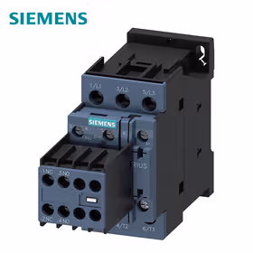 西门子 功率接触器,12A,5.5kW,2NO+2NC,AC110V,50Hz120VAC,60Hz,3极,尺寸S0,螺栓型端子连接辅助开关可松开；3RT20241AK64