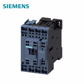 西门子 功率接触器,25A,11kW, 2NO+2NC DC110V,50Hz4极,尺寸S0笼卡式连接1NO+1NC,集成；3RT25262BF40