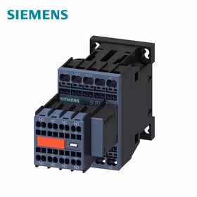 西门子 功率接触器,7A,3kW,2NO+2NC,AC230V50/60Hz,带插入式可变电阻,3极,尺寸S00,笼卡式连接辅助开关不可分；3RT20152CP043MA0