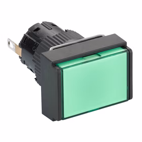 施耐德电气 指示灯,长方形,绿色,带24V LED；XB6EDV3BF