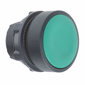 施耐德电气 平头按钮头(绿色)；ZB5AA3C