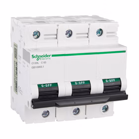 施耐德电气 断路器；C120L 3P C 63A