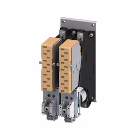 西门子 接触器,尺寸12,2极,DC-4,标称工作电流400A辅助开关4NO+4NC110VDC,集成有可变电阻DC操作DC操作；3TC78145KF