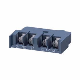 西门子 辅助开关横向1NO+1NC环形电缆终端衔套连接用于断路器3RV2；3RV29014E