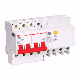 德力西电气 小型漏电保护断路器；DZ47sLE 4P C 63A