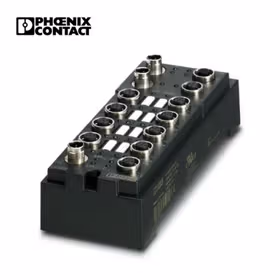 菲尼克斯 本地总线设备带有数字化输入和输出。 功能:8个数字化输入；FLM DIO 8/8 M12