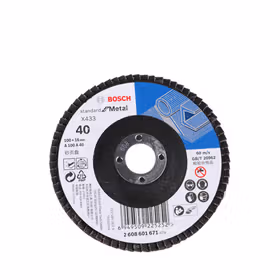 博世 百页片/百页碟 100mm 40目 煅烧刚玉(实用型)；2608601671