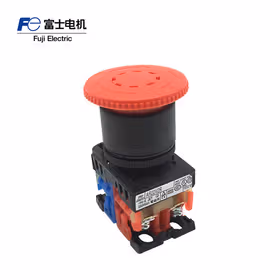 富士电机 &phi;22急停按钮开关 红色；AR22V2R-11R