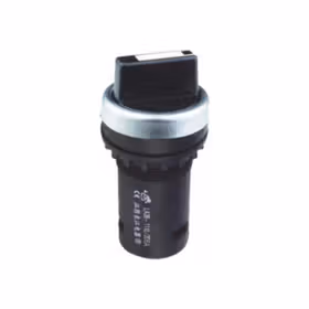 江阴长江电器 二档短柄选择开关右旋自锁 黑色 1NO+1NC &phi;22mm；LA38-11X2/206A K