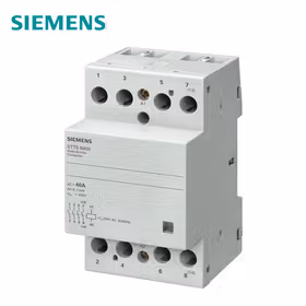 西门子 INSTA接触器带4个常开触点63A,控制电压230VAC；5TT5 63A 4NO 230AC