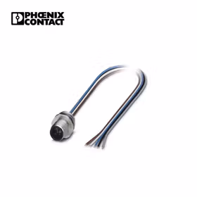 菲尼克斯 传感器/执行器针式插座；SACC-E-M12MS-5CON-PG9/0,5