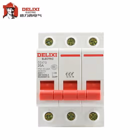 德力西电气 隔离开关；DZ47G 3P 125A