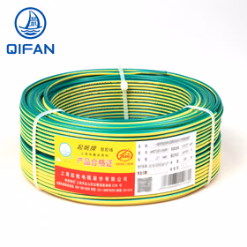 起帆电线电缆 BVR4平方 国标家装进户铜芯电线 双色 100米 220V/380V 无氧铜芯 薄厚均匀 低损耗 耐磨损 高强度