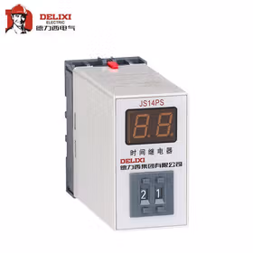 德力西电气 时间继电器；JS14PS 0.1秒-9.9秒 AC380V