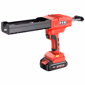 梦多福电动美缝胶枪双管全自动电动胶枪大推力锂电打胶枪瓷砖美缝专用