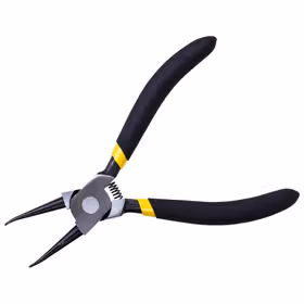 得力 日式内直卡簧钳铬钒钢   5寸；DL0331