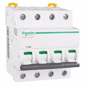 施耐德电气 小型断路器；iC65N 4P D25A