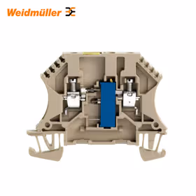魏德米勒 W系列,安装元件端子,额定横截面:4mm,螺钉联接；WDUL 4/10