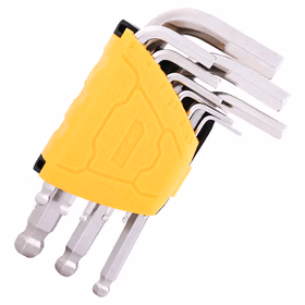 得力 标准球头内六角组套   9件套；DL230109