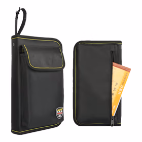 法斯特（FASITE）电工工具包小号便携式帆布多功能维修家用网络工具收纳袋中号双袋