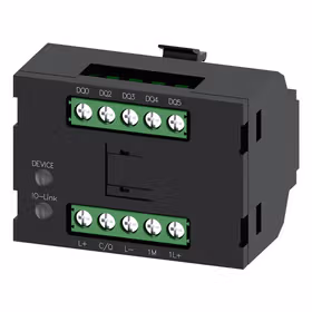 西门子 电子模块IO-Link用于ID钥匙开关,带5个可编程电子开关,控制器和RFID认证开关功能,黑色,工作电压DC24V,螺栓型端子连接用于前面板安装；3SU14001GD101AA0