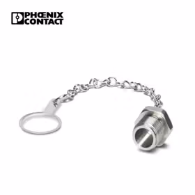 菲尼克斯 M12金属密封盖；PROT-M12 MS-M-CHAIN