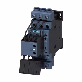 西门子 电容器接触器33kVAr,1NO+2NC,AC110V,50Hz120VAC,60Hz,3极,尺寸S0螺栓型端子连接；3RT26281AK65