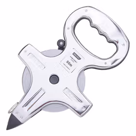 得力 架式钢卷尺铁壳   50mx12.5mm；DL9150