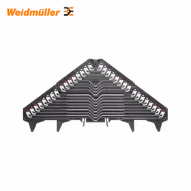 魏德米勒 直插式信号集结端子,接线板；PRV 16 SW 35X15 WS/RT