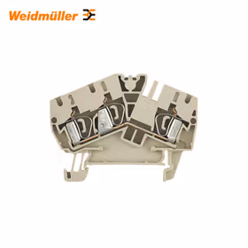 魏德米勒 直通型接线端子,弹片联接,4mm,800V,32A,深褐；ZDU 4-2/3AN LSC