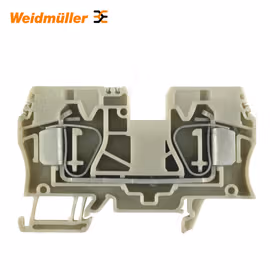 魏德米勒 直通型接线端子,弹片联接,10mm,1000V,57A,深褐；ZDU 10