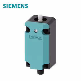 西门子 位置开关塑料外壳40mm1NO/1NC缓动触点带M12插头,4极最大250V和4A特氟龙行程柱塞；3SE51340BA001AC4