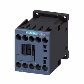 西门子 功率接触器,16A,7.5kW,400V 2NO+2NC 24VDC4极,尺寸S00螺栓型端子连接；3RT25181BB40
